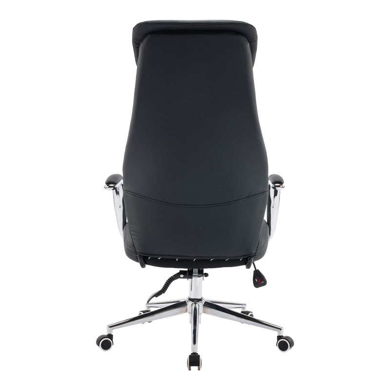 Мениджърски офис стол Ferka черен pu 64x71x120-128см