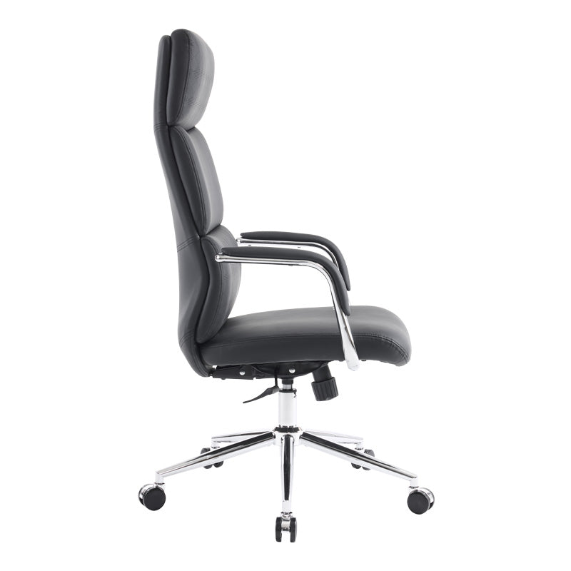 Мениджърски офис стол Bendona черен pu 71x78x119-127см
