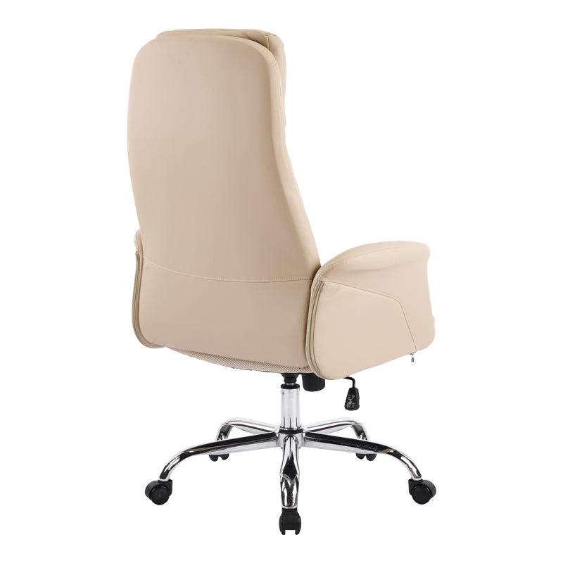Мениджърски офис стол Derjio бежов, pu 68x66x115см