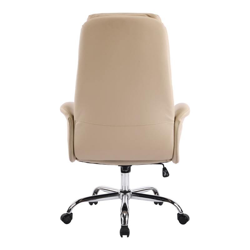 Мениджърски офис стол Derjio бежов, pu 68x66x115см