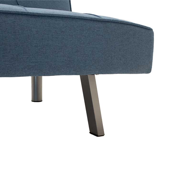 3 местен диван Travis с дамаска в светло син цвят 175x83x74см