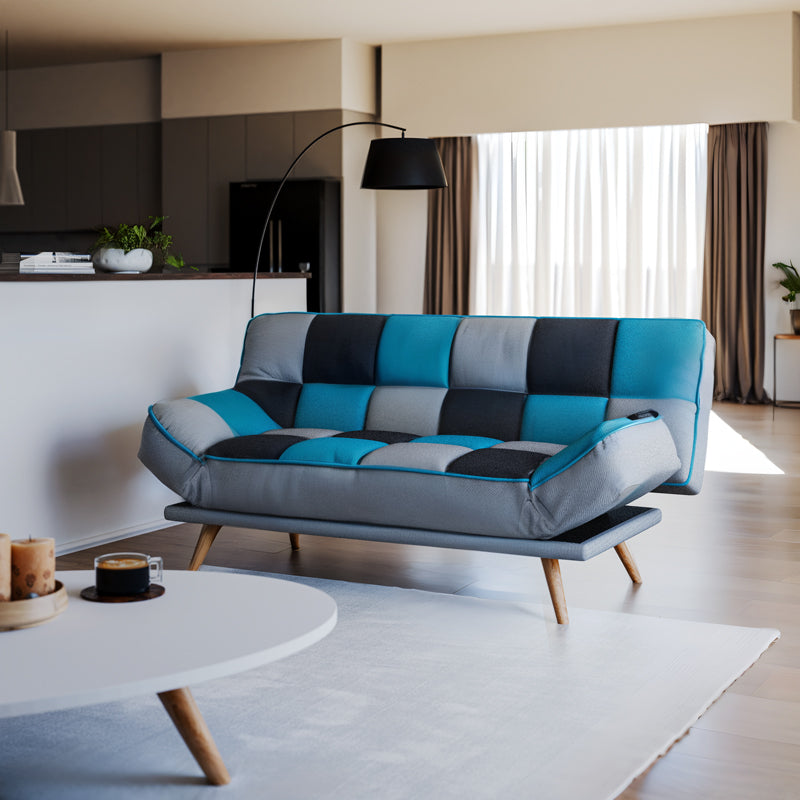 3 местен диван Andy многоцветен плат 177x91x86см