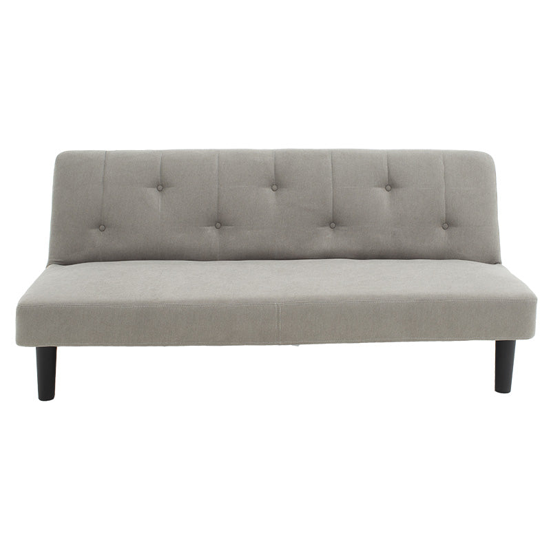 Разтегателен диван Breathe плат сив 167x77x73 см