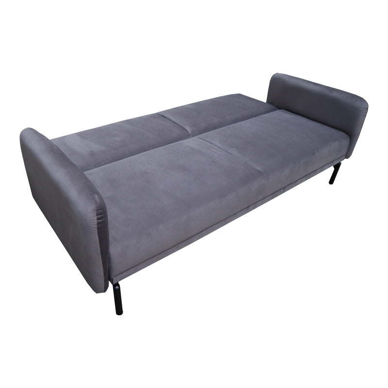 Разтегателен диван VELUTO 3-местен, антрацит, плат, 197x85x83см