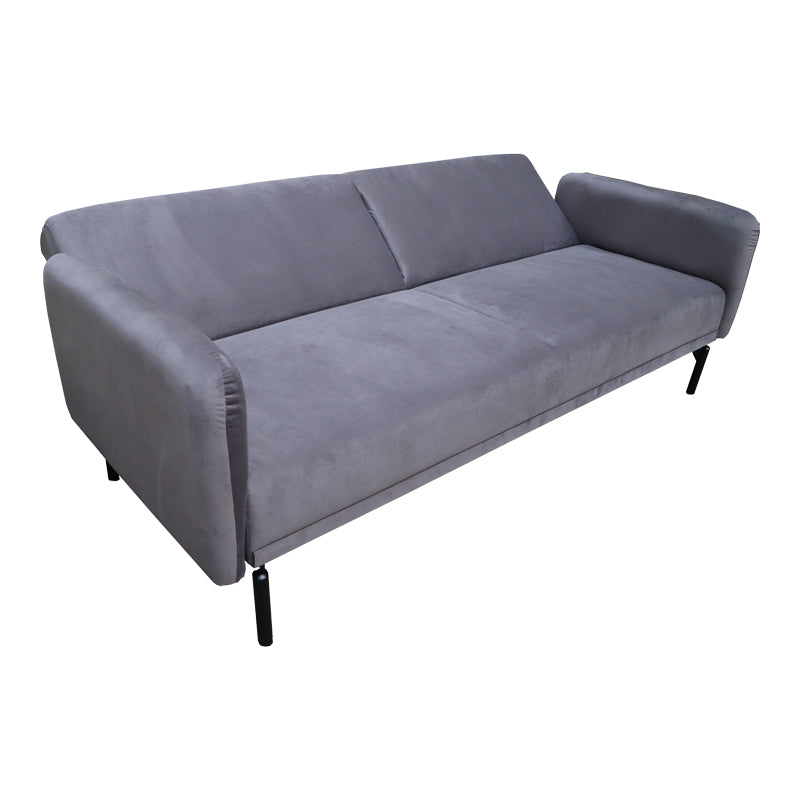 Разтегателен диван VELUTO 3-местен, антрацит, плат, 197x85x83см