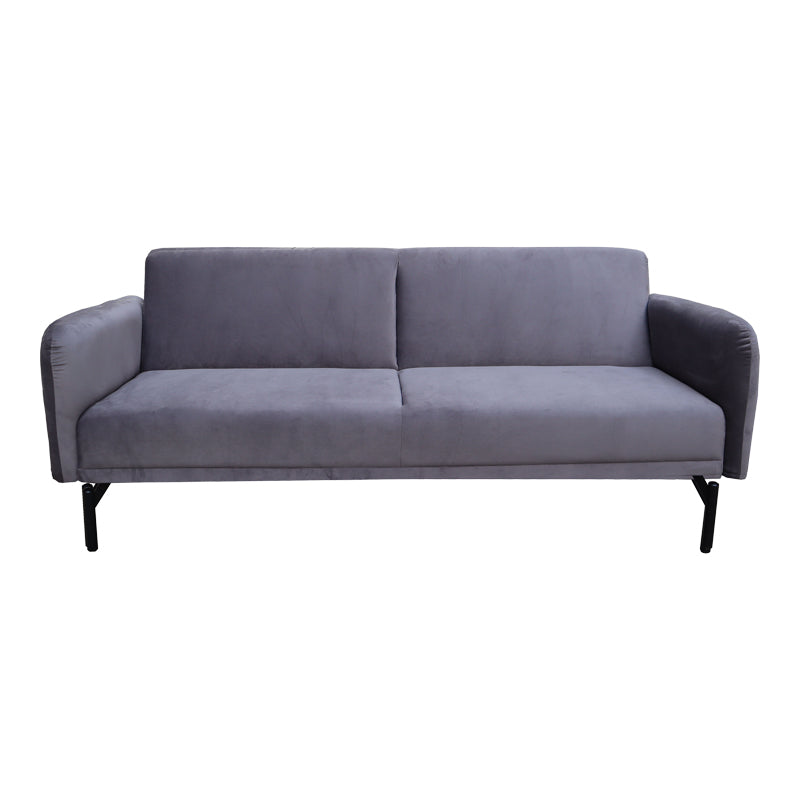Разтегателен диван VELUTO 3-местен, антрацит, плат, 197x85x83см