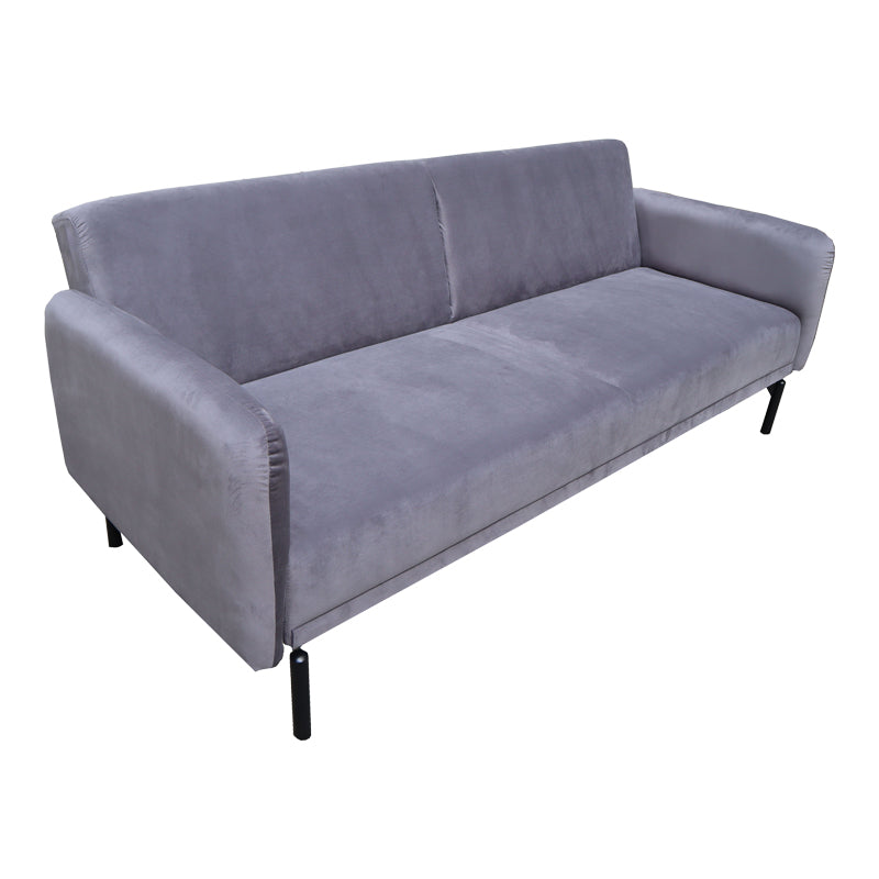 Разтегателен диван VELUTO 3-местен, антрацит, плат, 197x85x83см