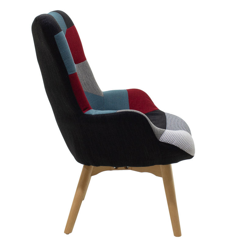 Фотьойл Kido ретро дизайн многоцветен пачуърк