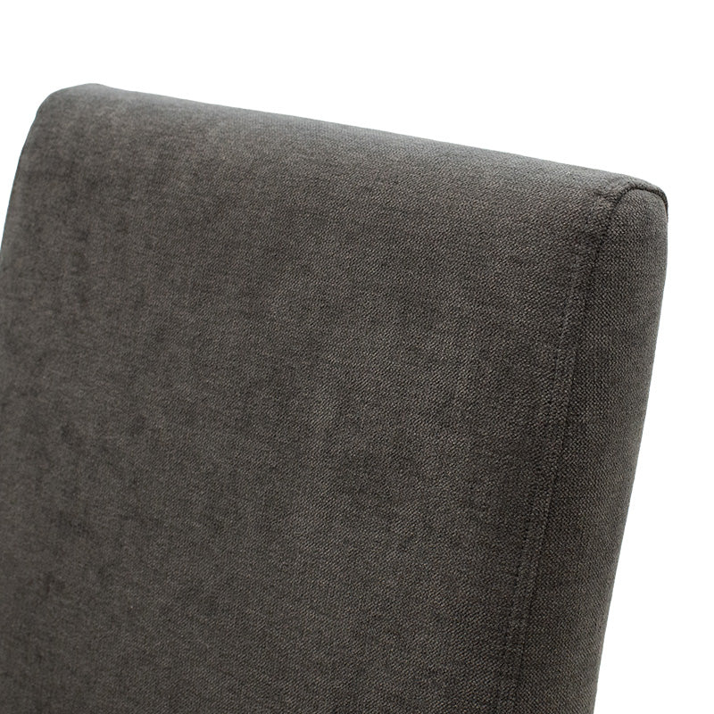 Дървен стол Ditta с тъмно сива дамаска - дървени крака венге