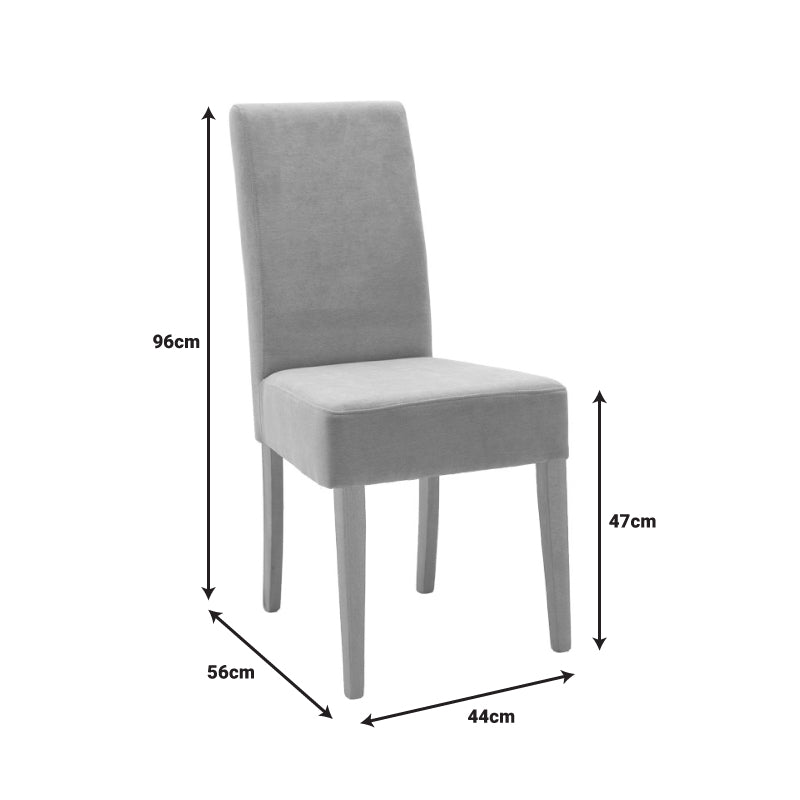 Стол Ditta гнила ябълка плат-сонома крак 44x56x96см