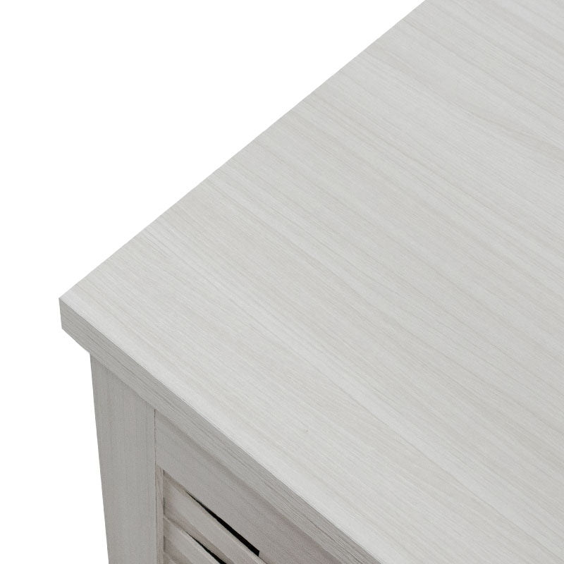Шкаф за обувки MANTAM 12 чифта бяло-сив 78x40x92 см