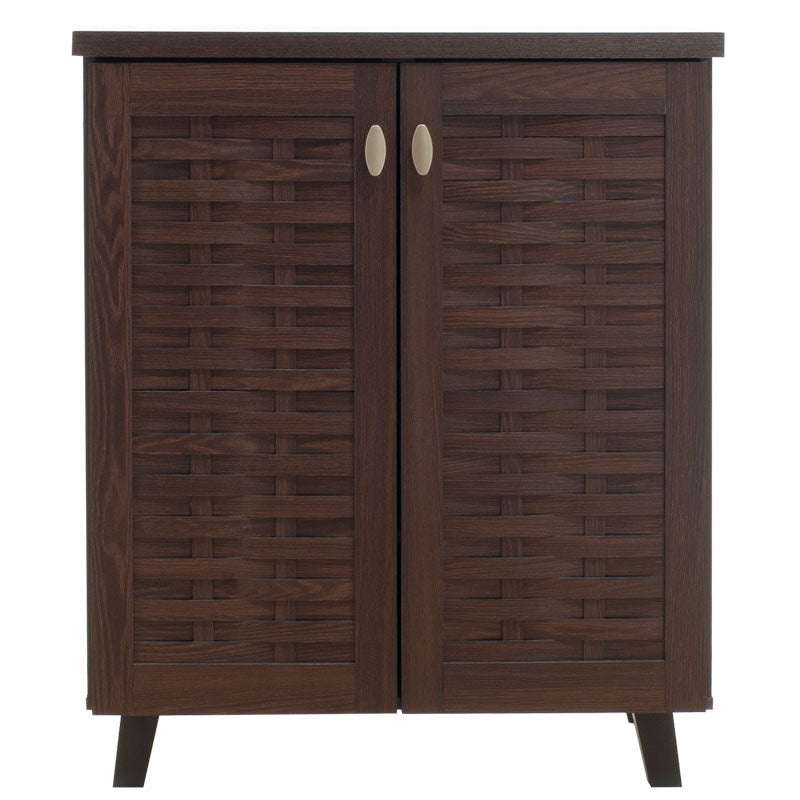 Шкаф за обувки MANTAM 12 чифта орех 78x40x92 см