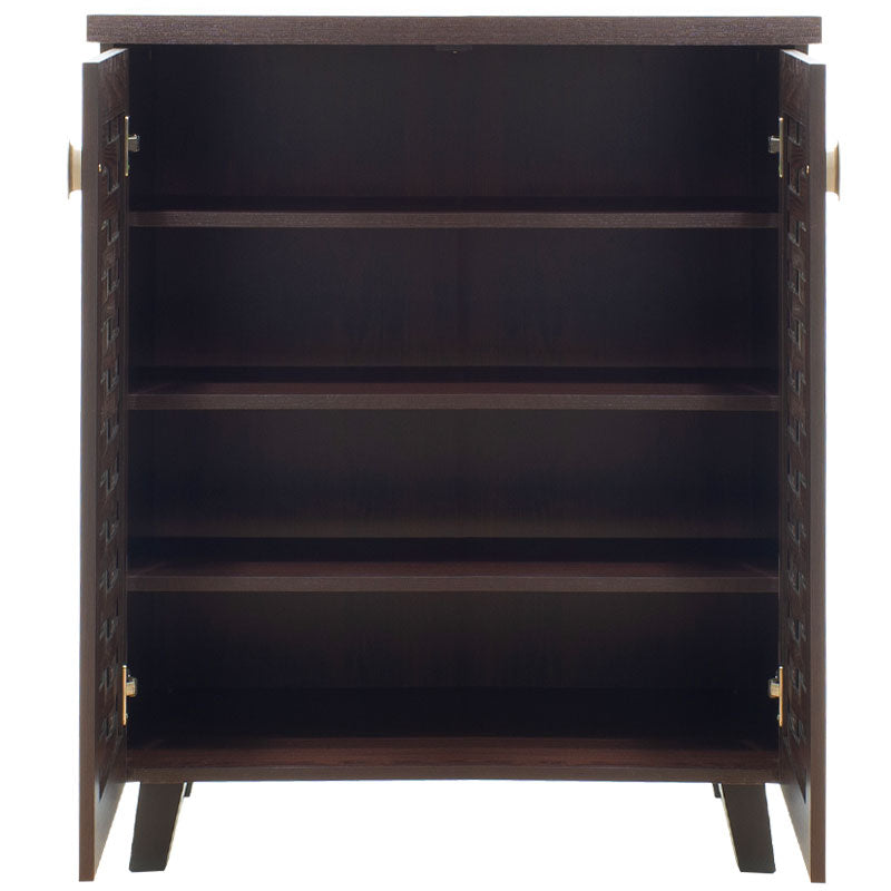 Шкаф за обувки MANTAM 12 чифта орех 78x40x92 см