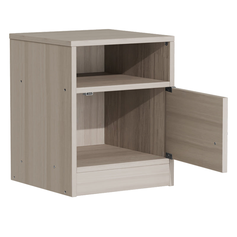 Нощно шкафче FOLY с шкаф от сив дъб 40x40x50см