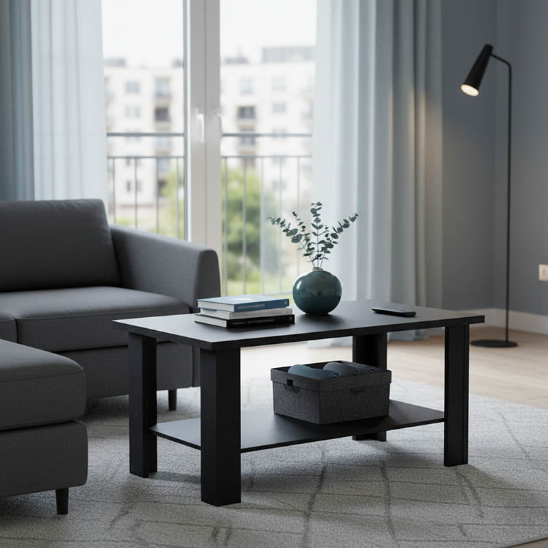 Холна маса Riano меламин цвят зебрано 89x49.5x42cm