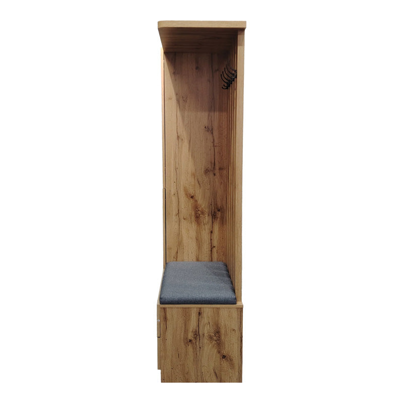 Входна мебел ZOMIE в нюанс дъб 131x41.5x180.4cм