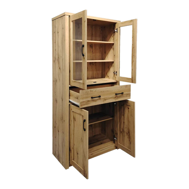 Витрина-гардероб NISSO цвят дъб 80x40x183.5см