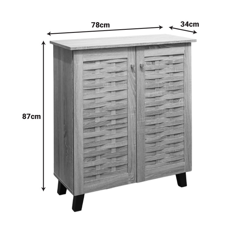 Шкаф за обувки MANTAM 12 чифта сонома 78x34x87см