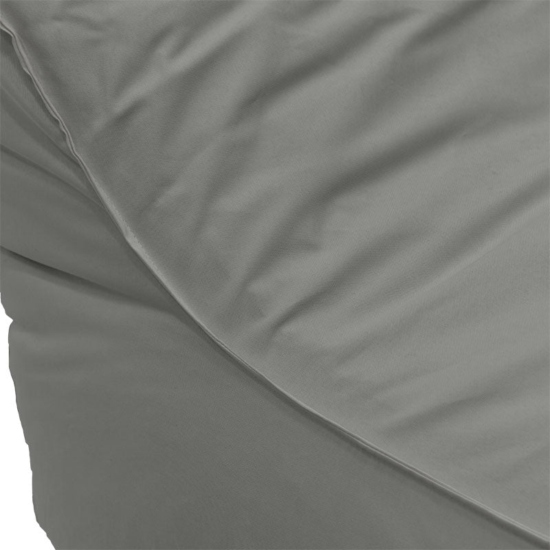 Шезлонг-пуф Leandro в тъмно сив цвят 105/110/60см