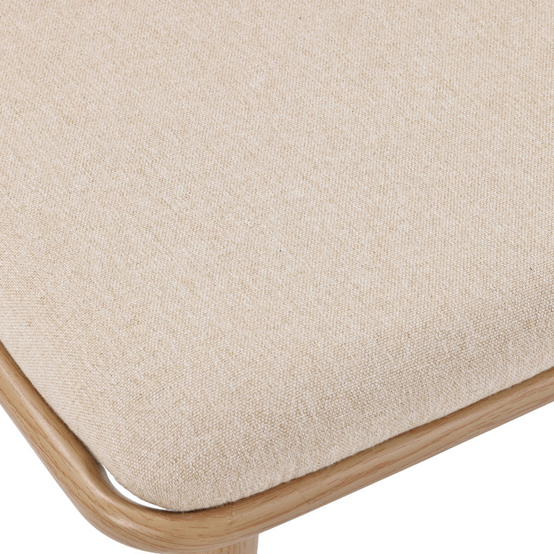 Стол Giulia pe ратан, плат, бежово-метален, естествен 49x52x80см