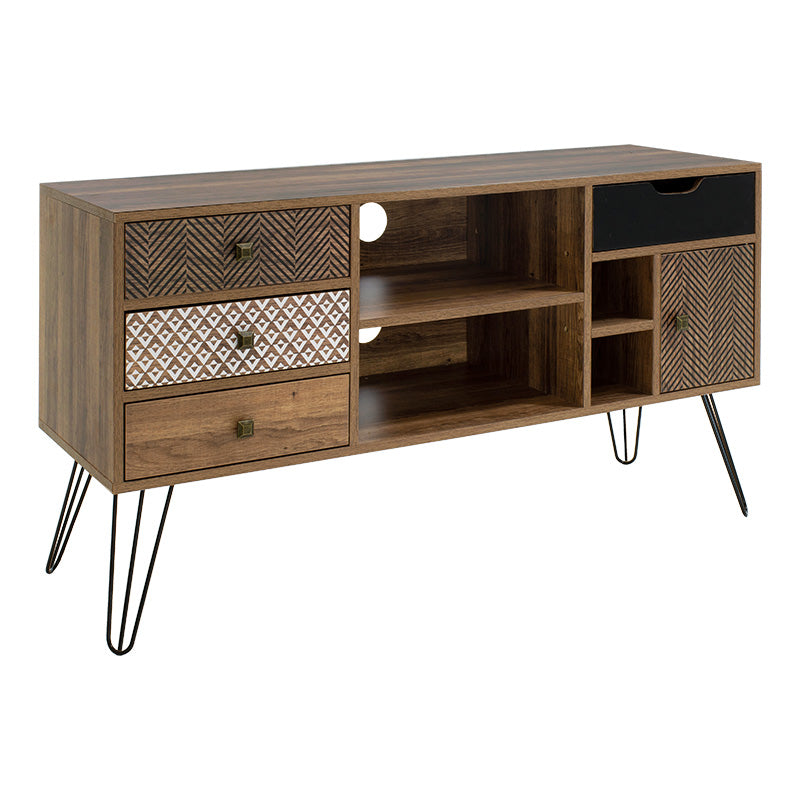 Тв шкаф BOHO цвят орех 120x39x64см
