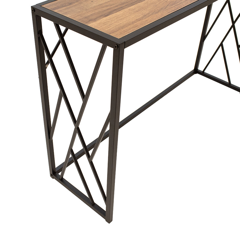 Конзола Ivy цвят орех - черен 120х35х75см