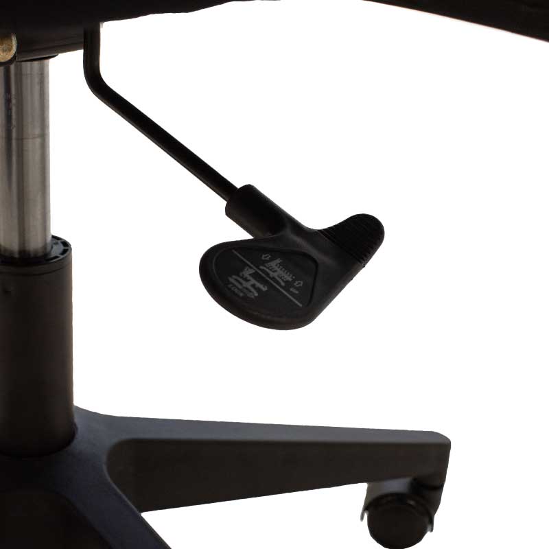 Офис стол управител Ghost черна мрежа