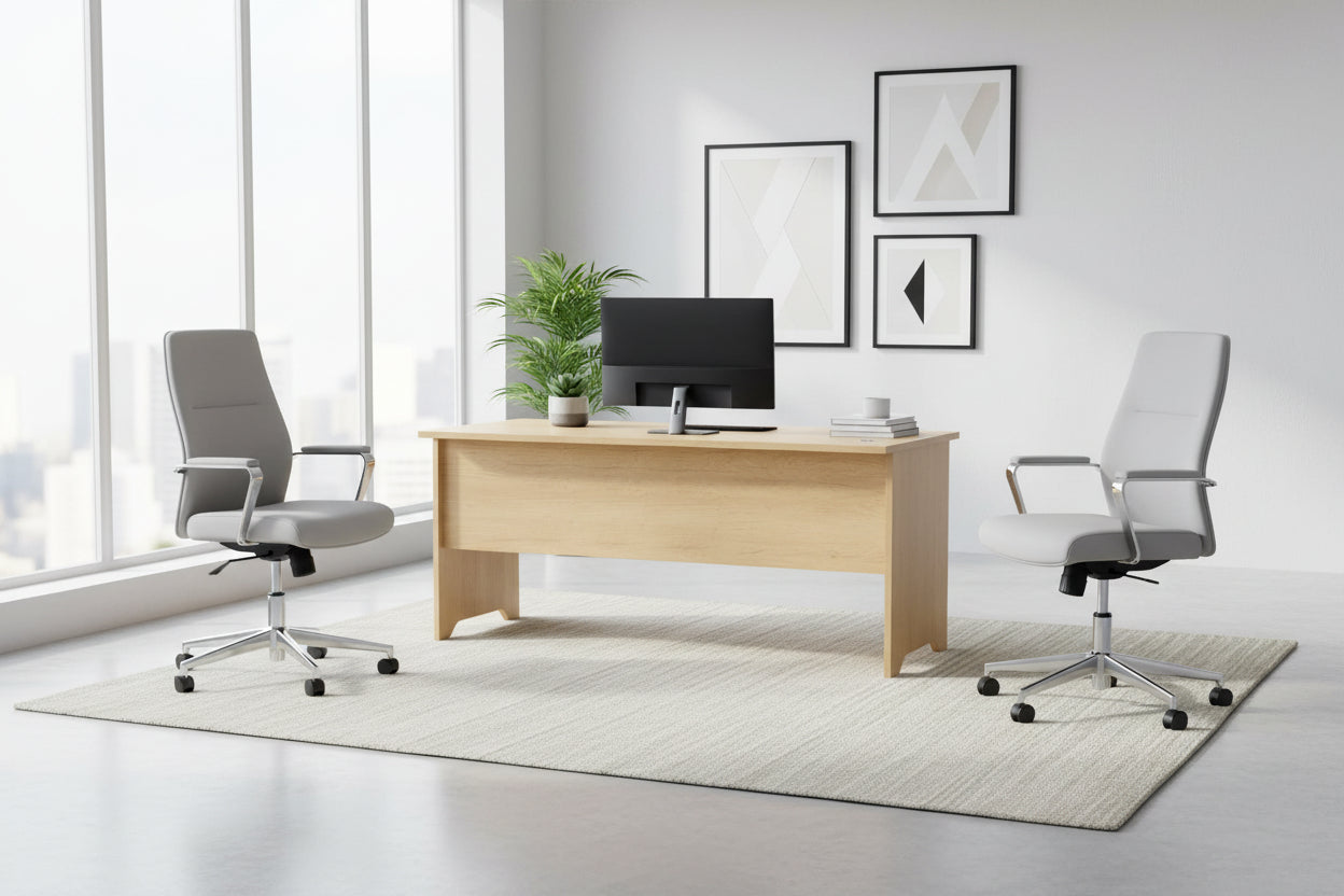 Професионално офис бюро Amazon сонома цвят  180x75x75см