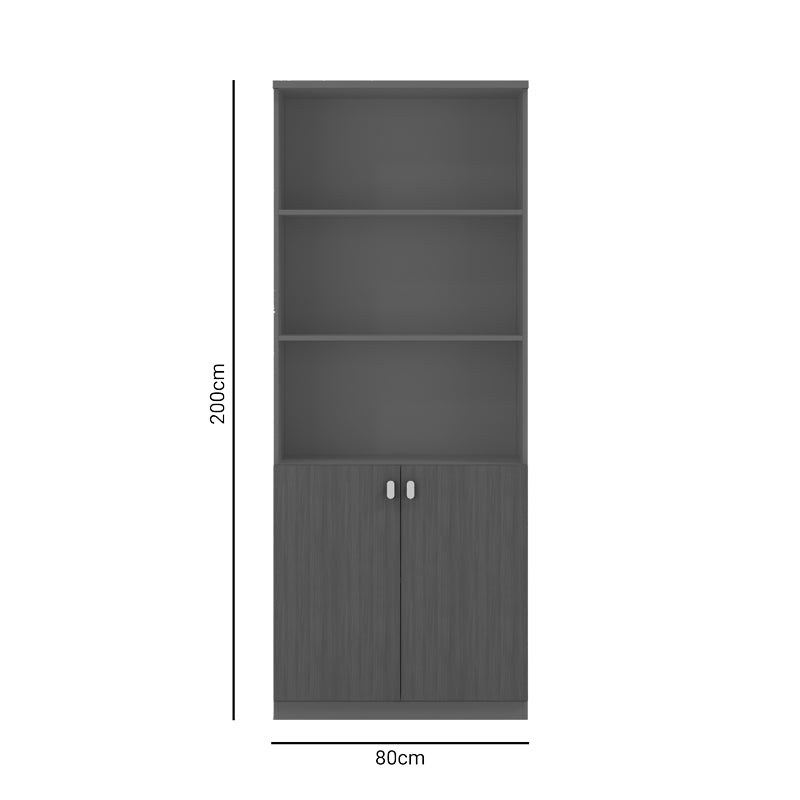 Етажерка професионална Denith тъмно сива 80x40x200см