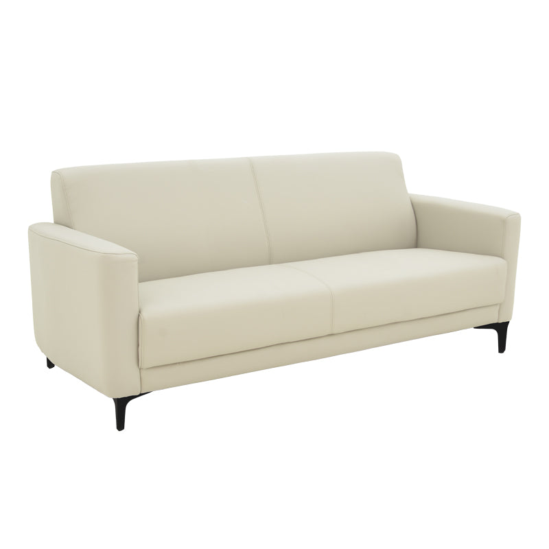 Триместен диван Sidica pu в бежов цвят 185x82x81см