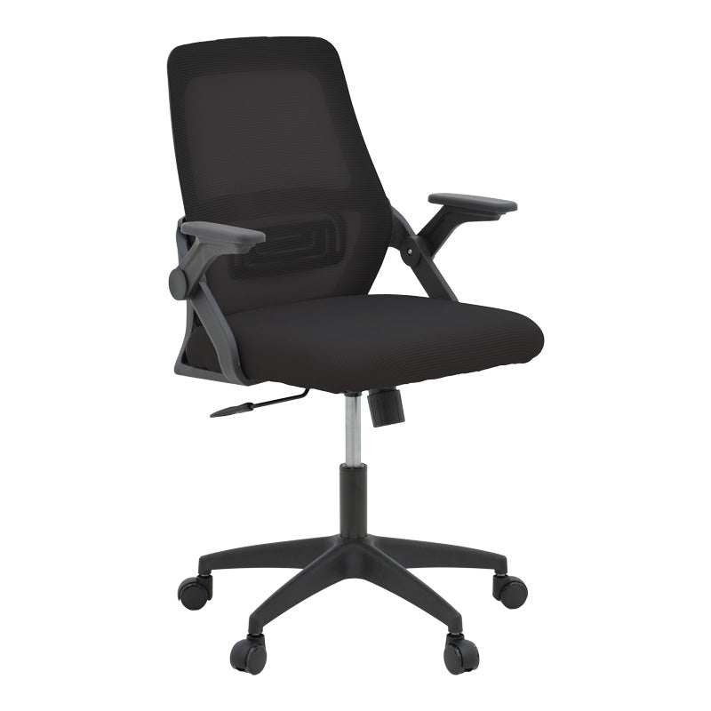 Офис стол REJI  дамаска мрежа черен 58x60x89-99см