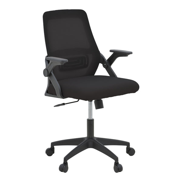 Офис стол REJI  дамаска мрежа черен 58x60x89-99см