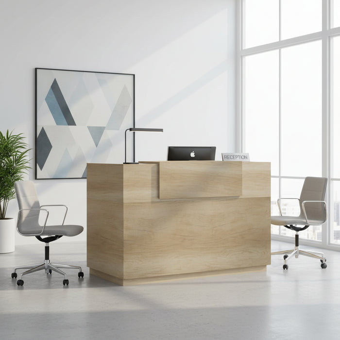 Рецепция LOTUS в цвят дъб 200x70x110см