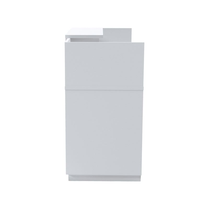 Рецепция lotus в бял цвят 140x70x110см