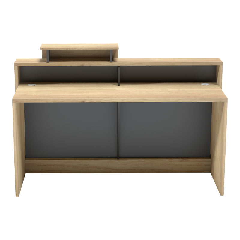 Рецепция LOTUS в естествено-антрацитен цвят 160x60x105см