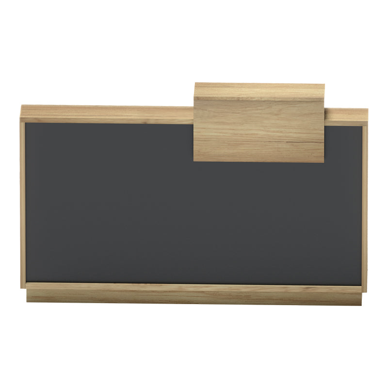 Рецепция Lotus в естествено-антрацитен цвят 160x60x105см