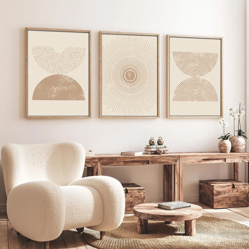 Картина на платно Терпен триптих с дигитален печат 50х2х70см