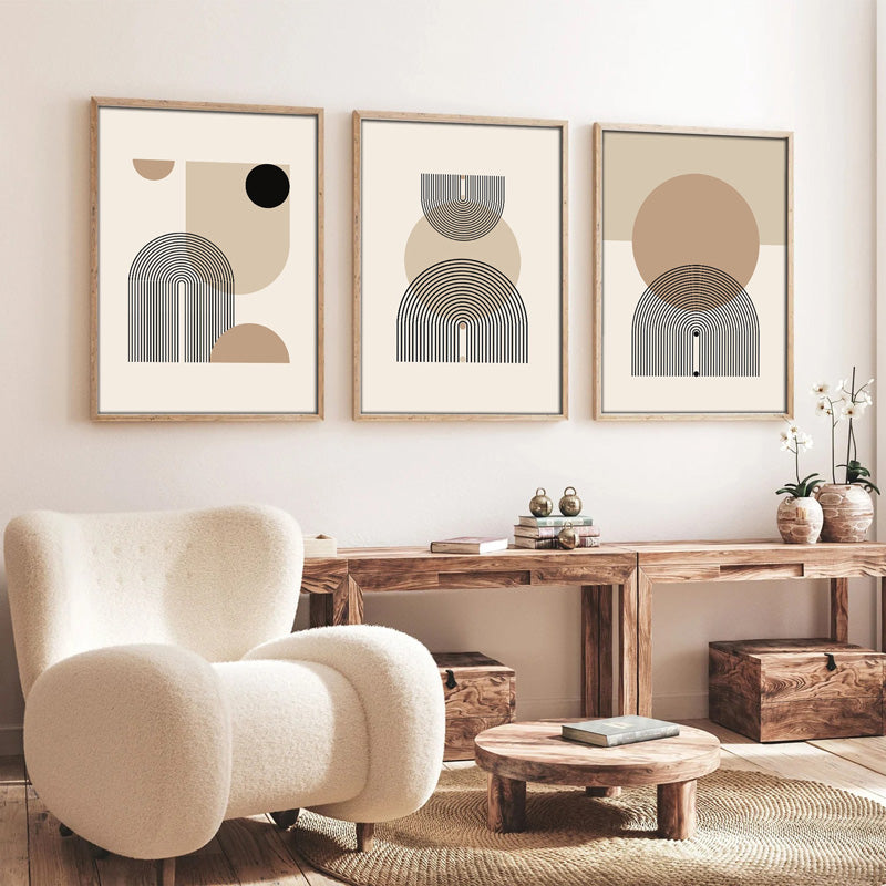 Картина на платно Jefton триптих с дигитален печат 50x2x70см