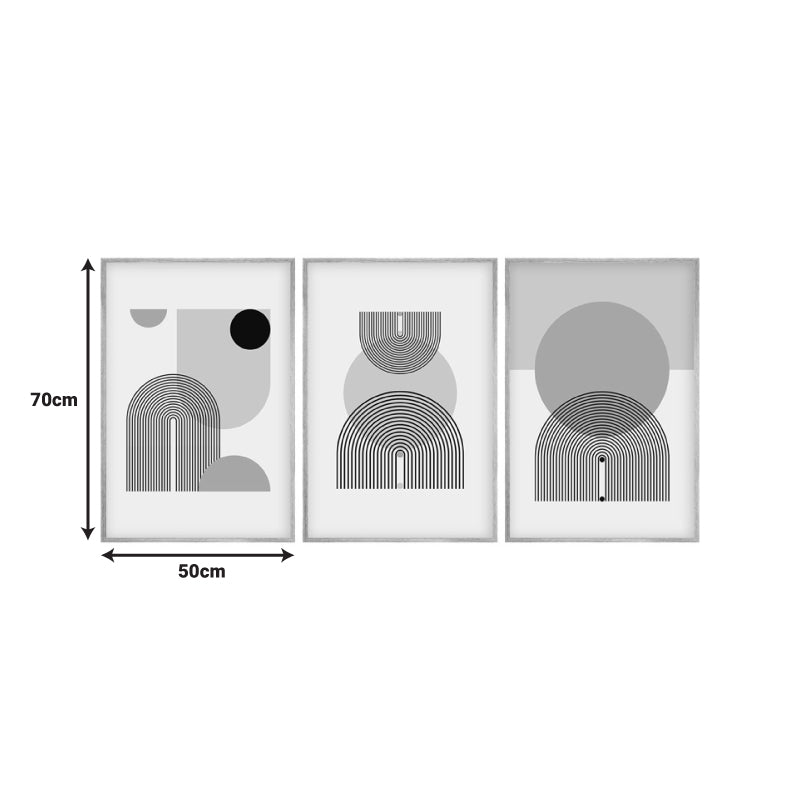 Картина на платно Jefton триптих с дигитален печат 50x2x70см