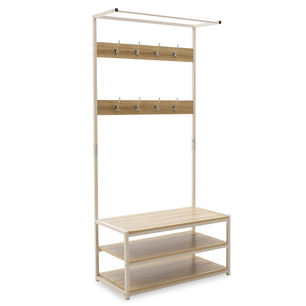 Антре Ralph MDF цвят бял дъб 80x40x170см