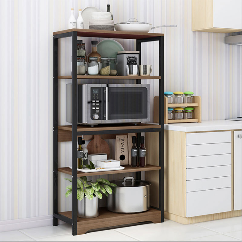 Подов шкаф OBRA  металик в цвят орех-черен 60x30x126см