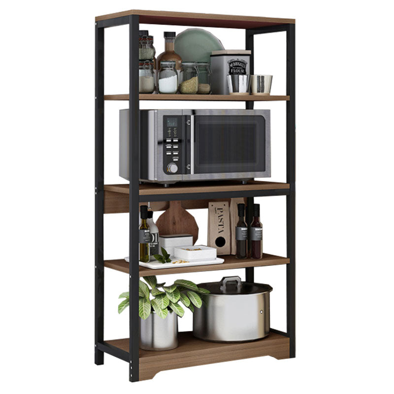 Подов шкаф Obra металик в цвят орех-черен 60x30x126см