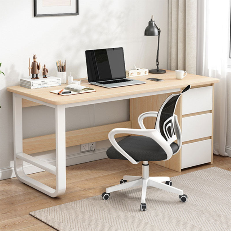 Бюро Salto с чекмедже MDF естествен цвят 120x48x74см