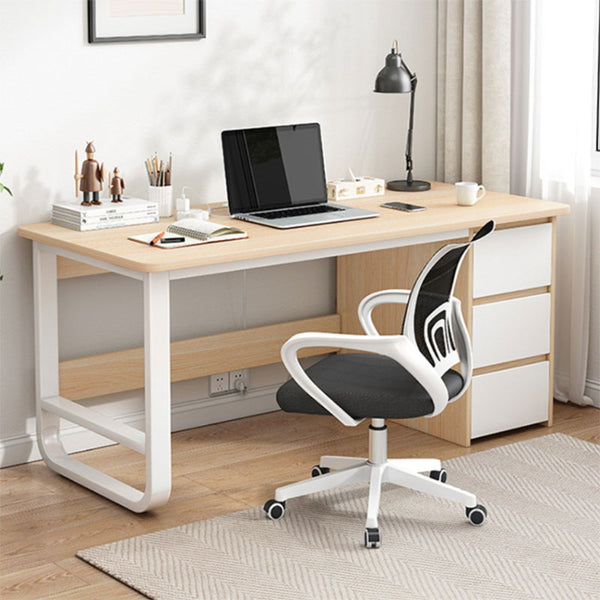 Бюро Salto с чекмедже MDF естествен цвят 120x48x74см