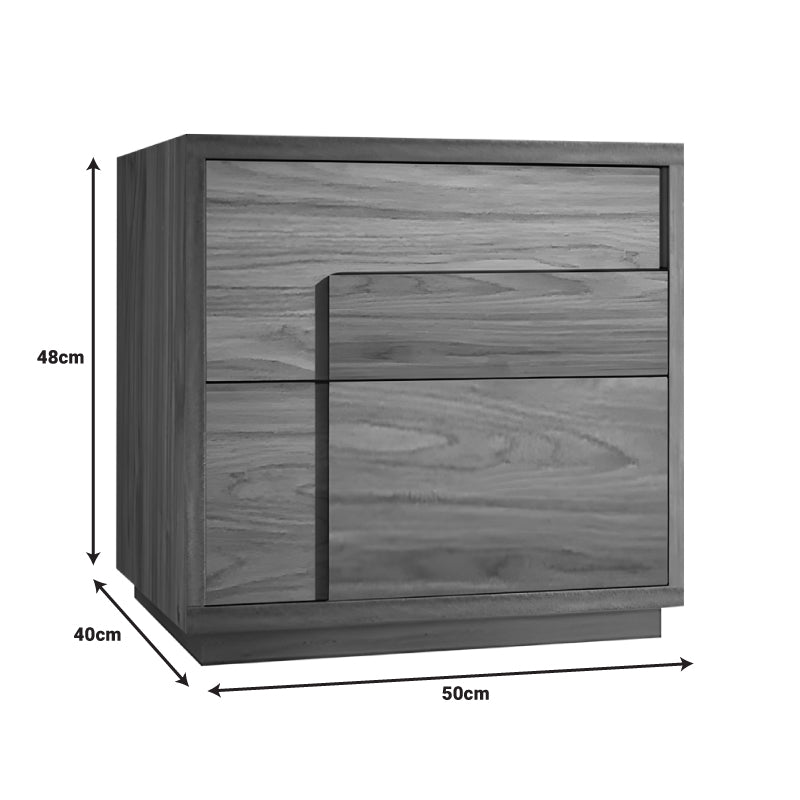 МДФ нощно шкафче Inget цвят орех 50x40x48см