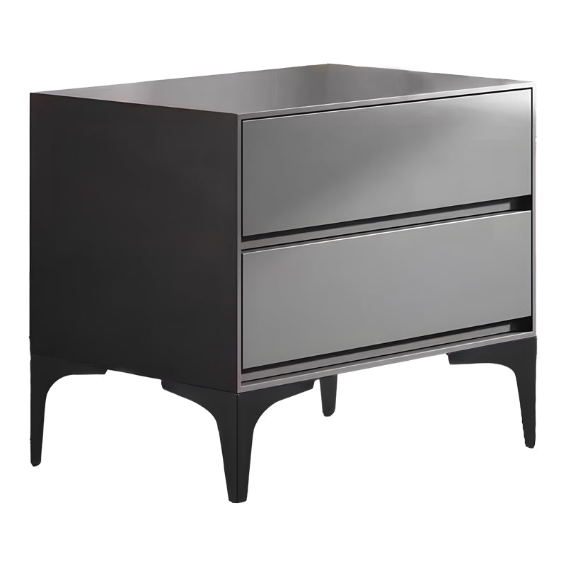 Нощно шкафче от мдф Lamesa цвят антрацит 50x40x48см