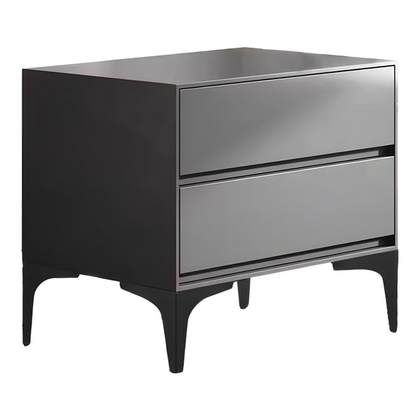 Нощно шкафче от мдф Lamesa цвят антрацит 50x40x48см