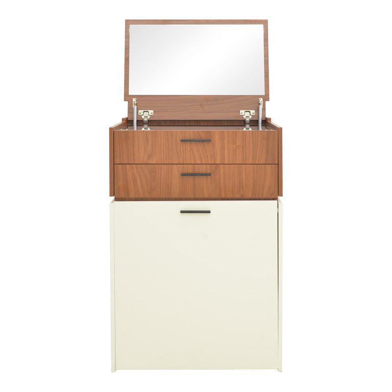Тоалетка SONLEN в цвят орех-крем 60x45x130см