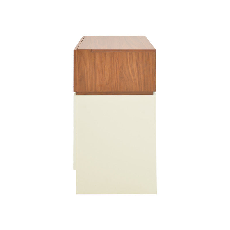 Тоалетка Sonlen в цвят орех-крем 60x45x130см