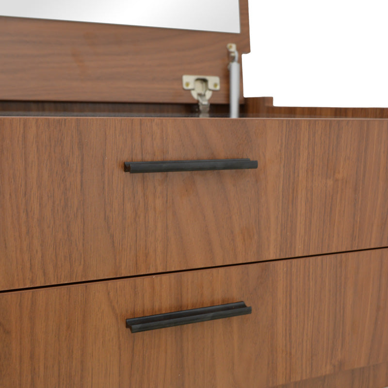 Тоалетка Sonlen в цвят орех-крем 60x45x130см